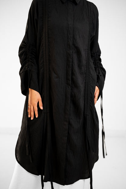Drape Shirt - Black