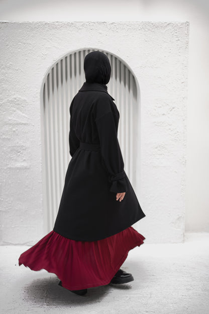 Eternal Elegance Coat - Black