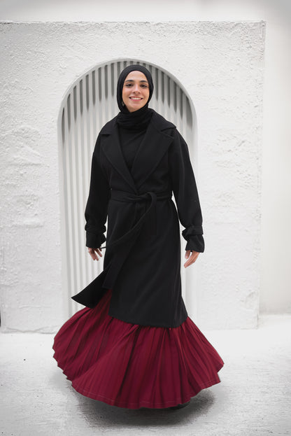 Eternal Elegance Coat - Black