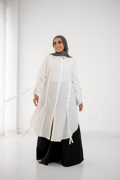 Drape Shirt - White