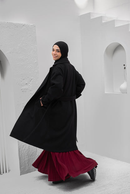 Eternal Elegance Coat - Black
