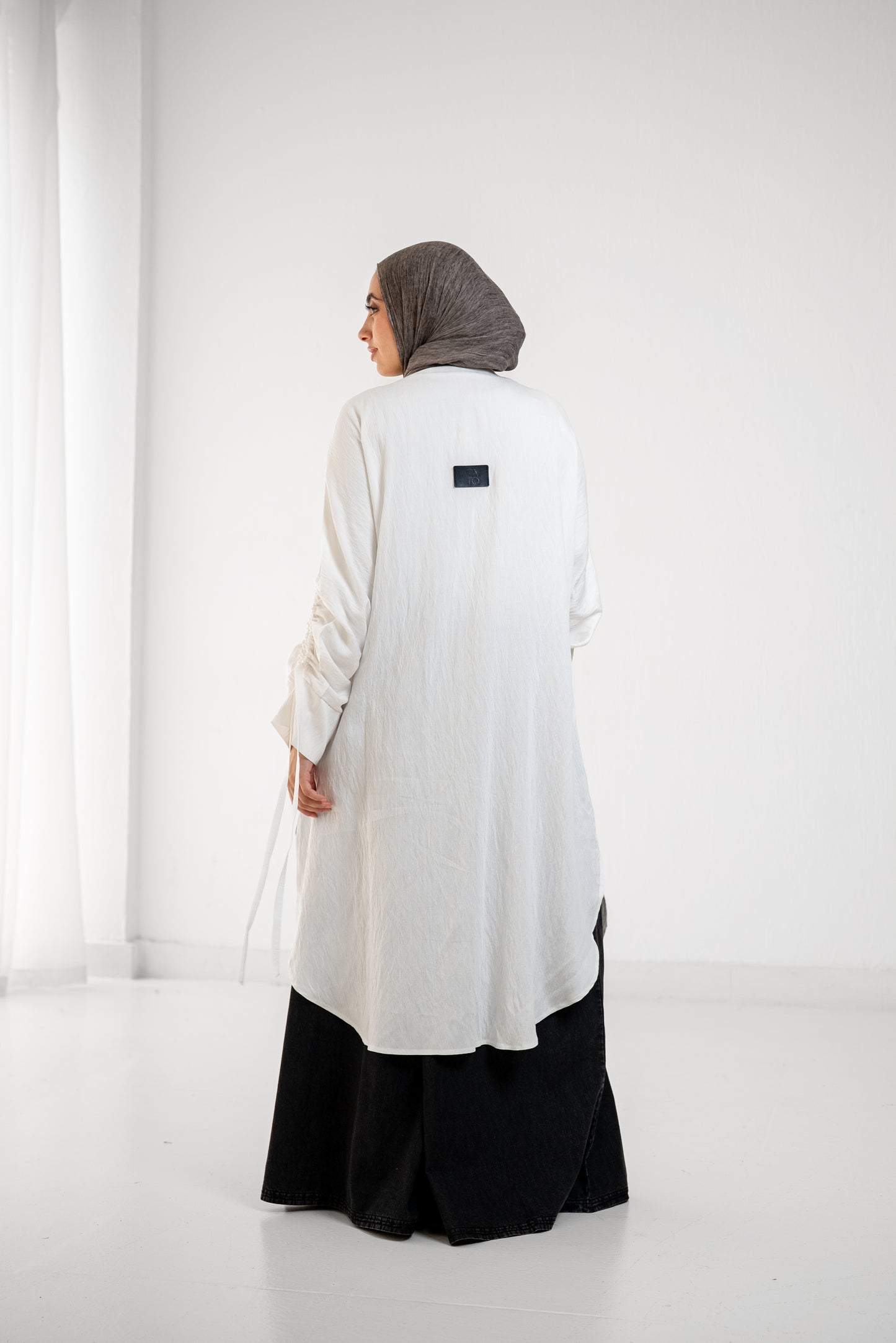 Drape Shirt - White