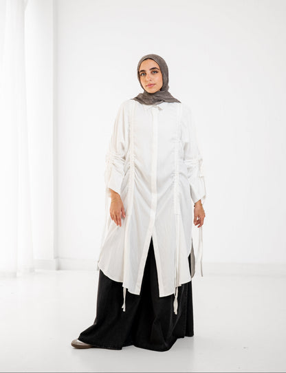 Drape Shirt - White