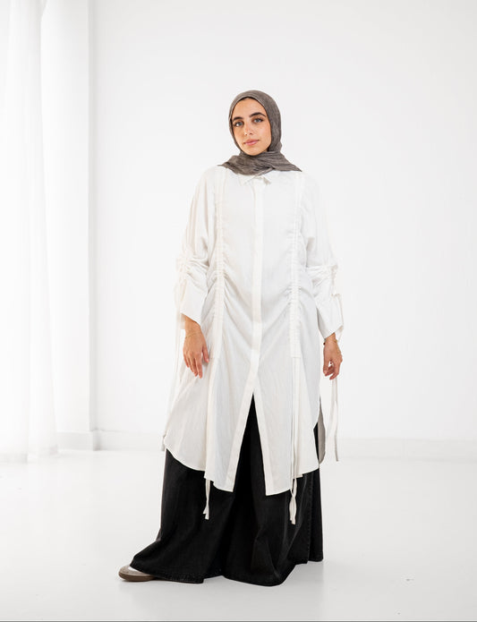 Drape Shirt - White