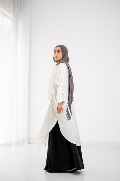 Drape Shirt - White