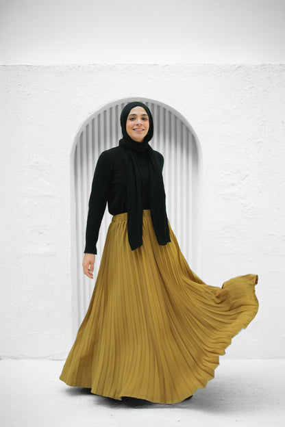 Pleats Perfection - Mustard