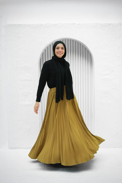 Pleats Perfection - Mustard