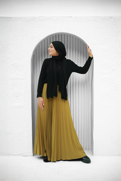 Pleats Perfection - Mustard