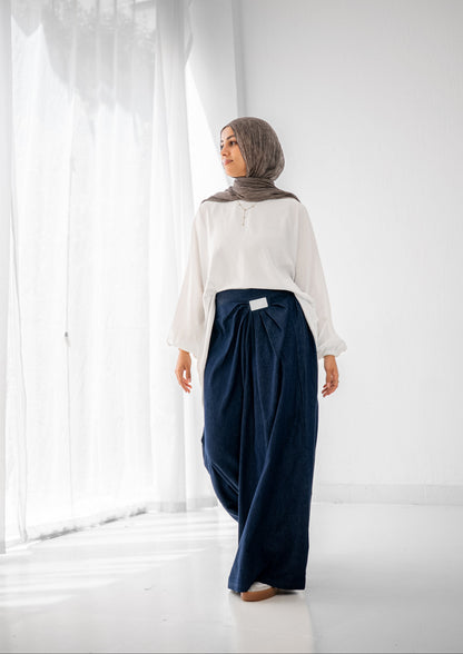 Denim Drape - Washed Blue