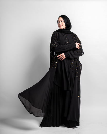 Cloche Cardigan * Stars - Black