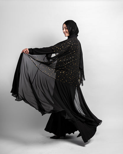 Cloche Cardigan * Stars - Black