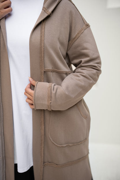 Casual Cuddle Cardigan - Beige