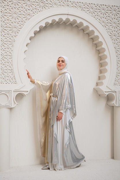 Glimmer & Glam Cape - White gold * White silver