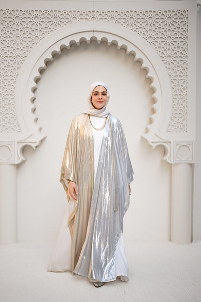 Glimmer & Glam Cape - White gold * White silver