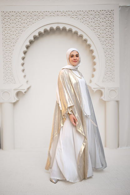 Glimmer & Glam Cape - White gold * White silver