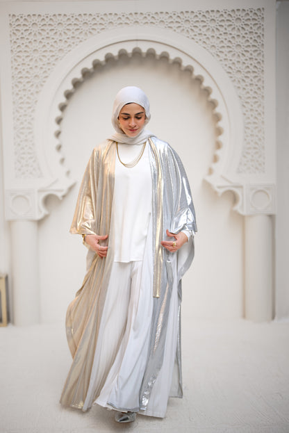 Glimmer & Glam Cape - White gold * White silver
