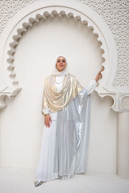 Glimmer & Glam Cape - White gold * White silver