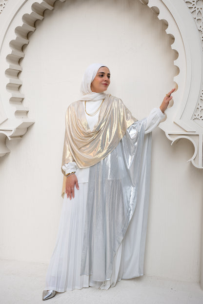 Glimmer & Glam Cape - White gold * White silver