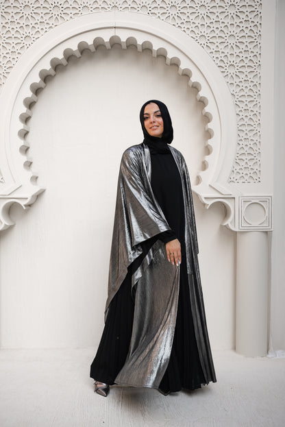 Glimmer &Glam Cape- Dark Silver