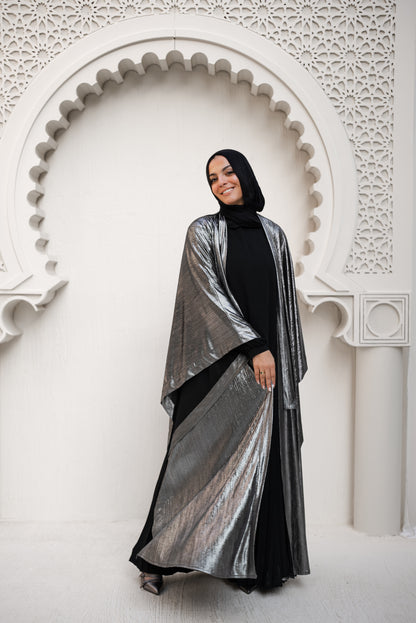 Glimmer &Glam Cape- Dark Silver