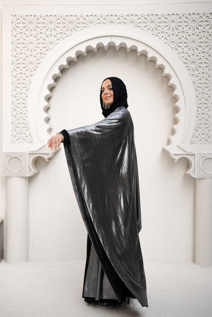 Glimmer &Glam Cape- Dark Silver