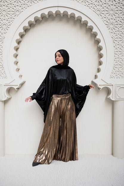Shimmery Batwing Top