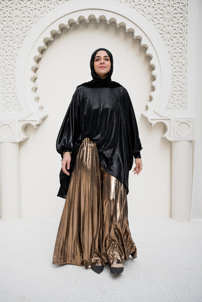 Shimmery Batwing Top