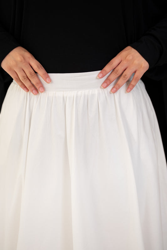 Balloon Skirt - White