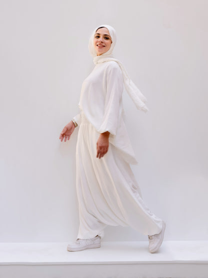 Harem Pants -White
