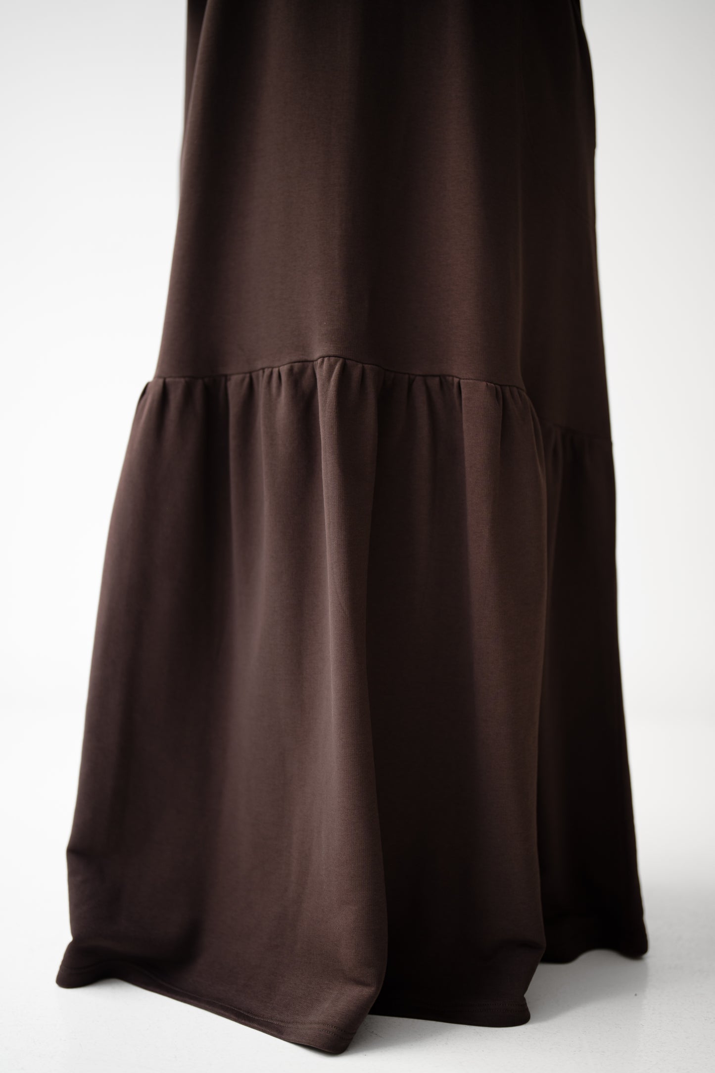 Flow & Frills Dress - Brown