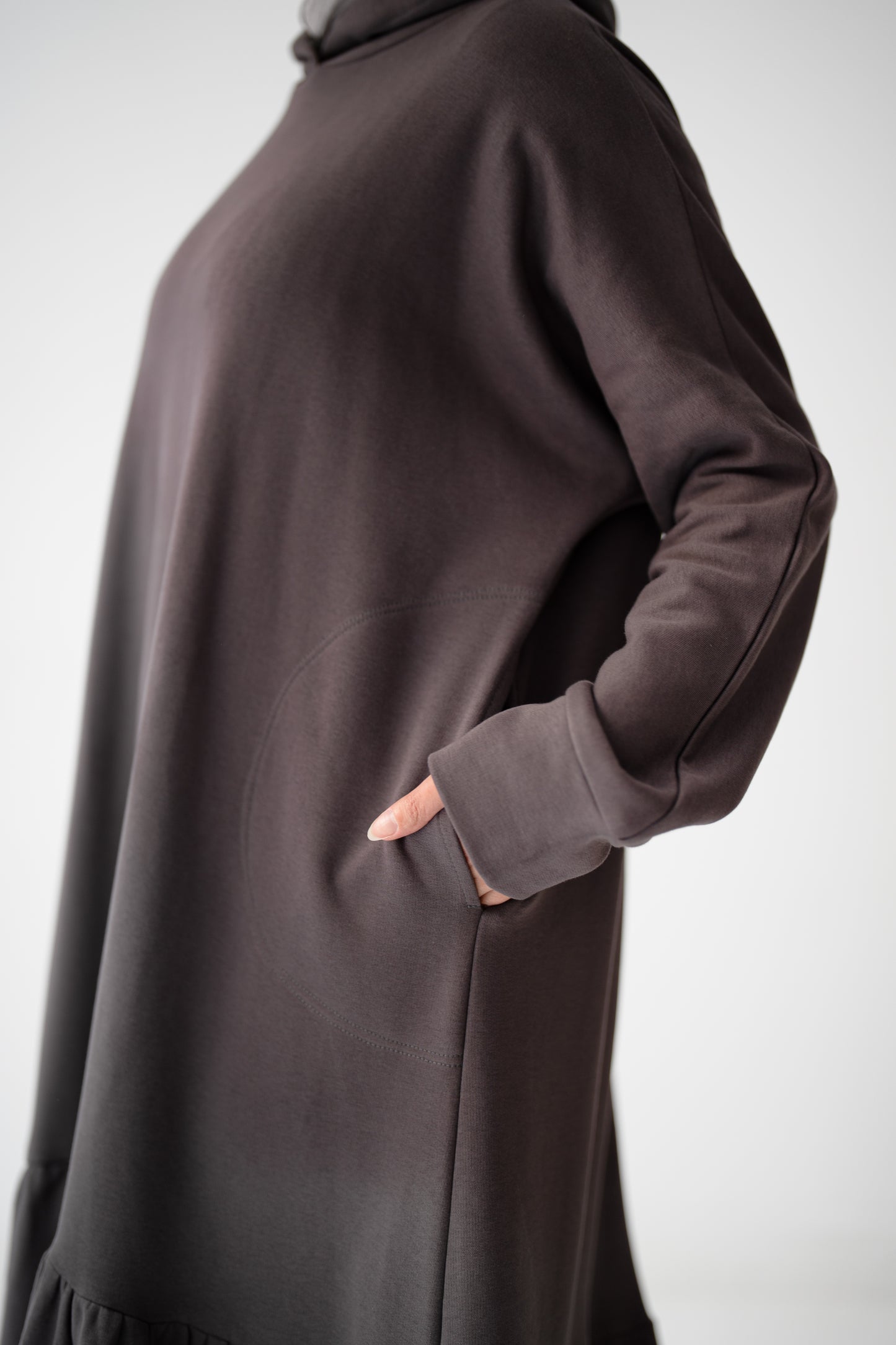 Flow & Frills Dress - Grey