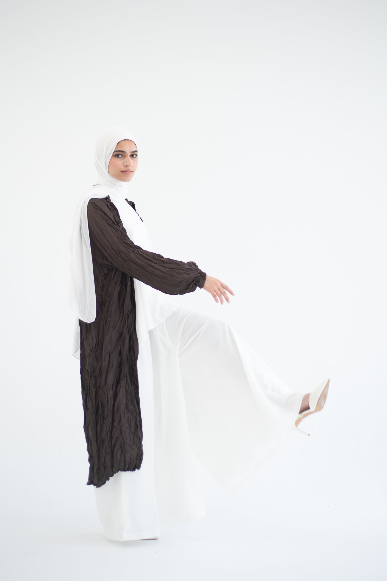 Wide Leg Pant - White