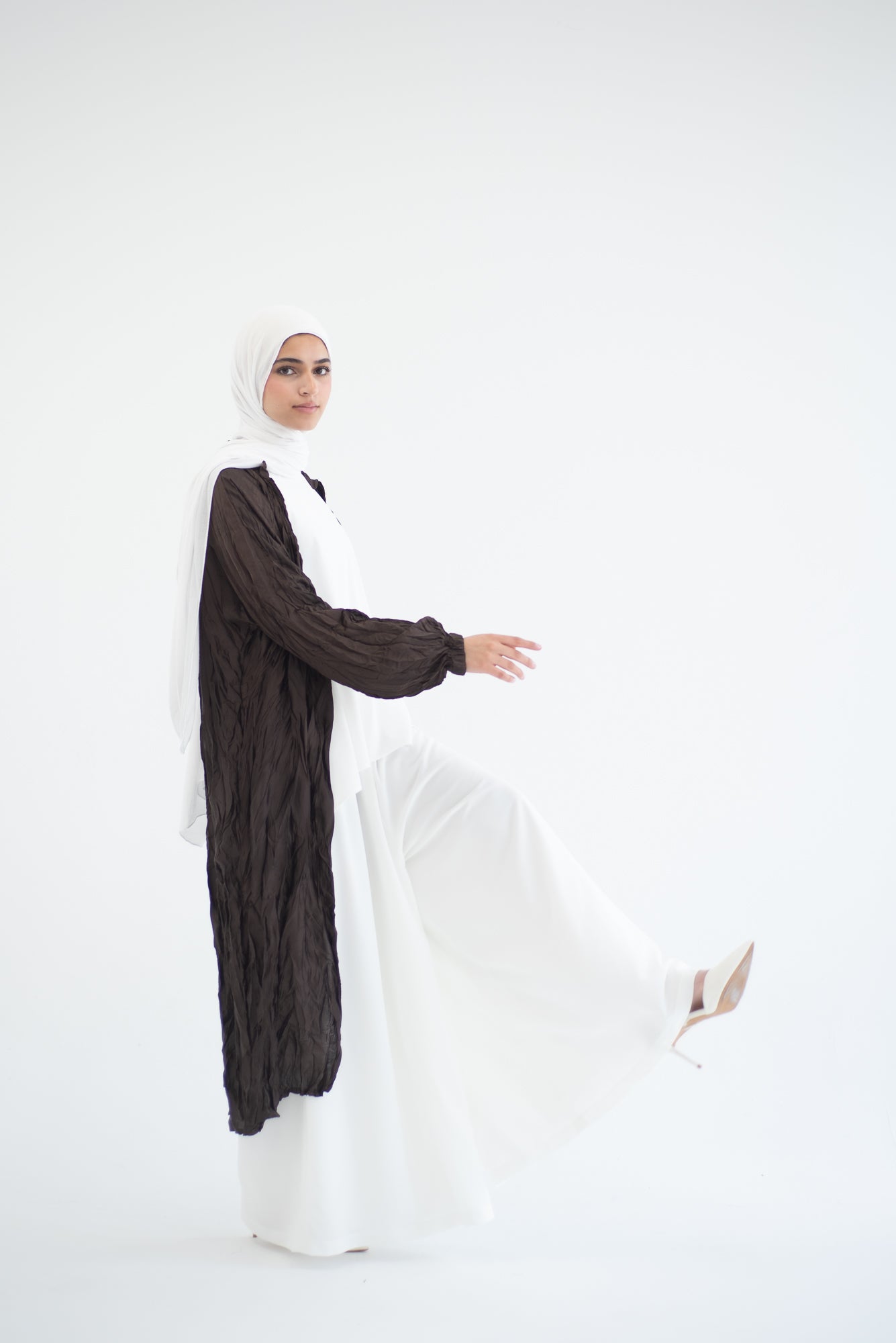 Wide Leg Pant - White
