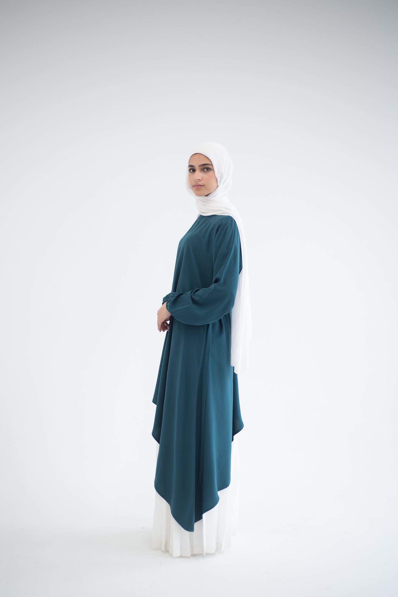 Long Asymmetric Top - Teal