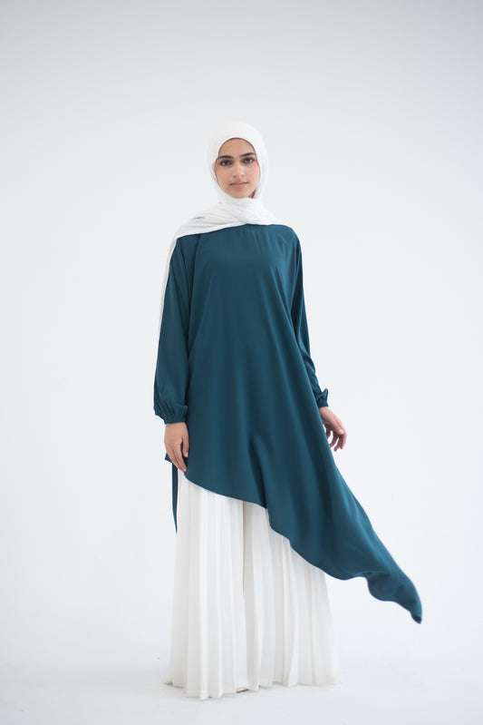 Long Asymmetric Top - Teal