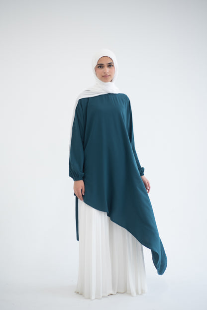 Long Asymmetric Top - Teal