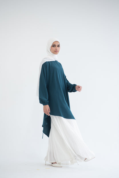 Long Asymmetric Top - Teal
