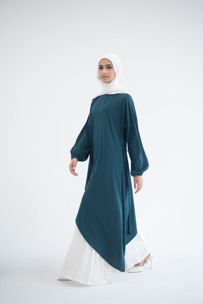 Long Asymmetric Top - Teal