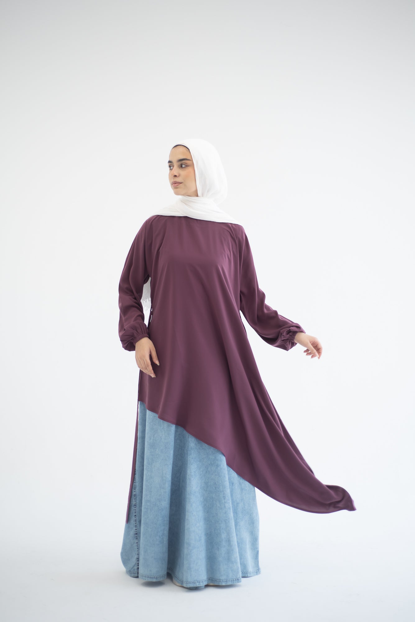 Long Asymmetric Top - Plum