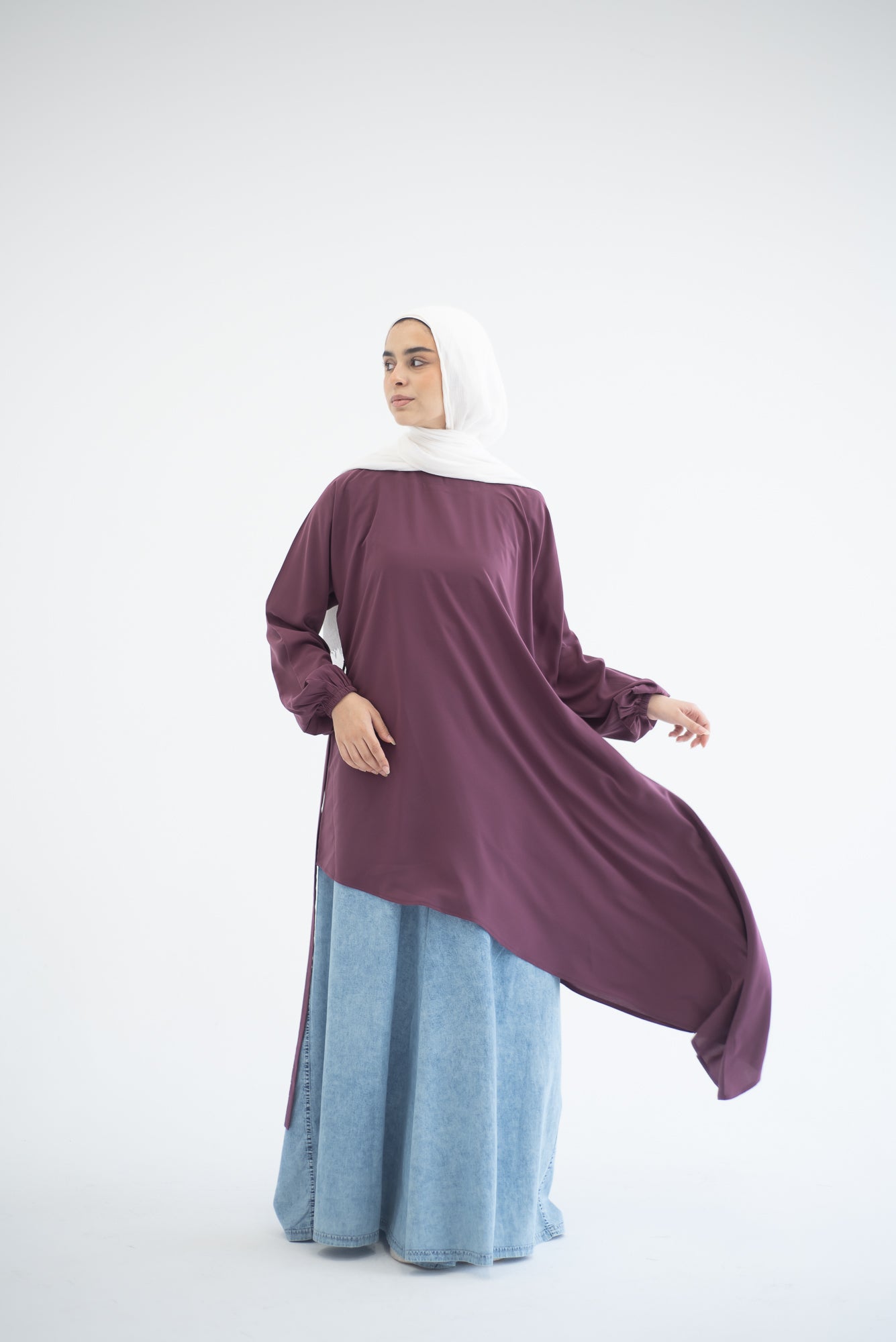 Long Asymmetric Top - Plum