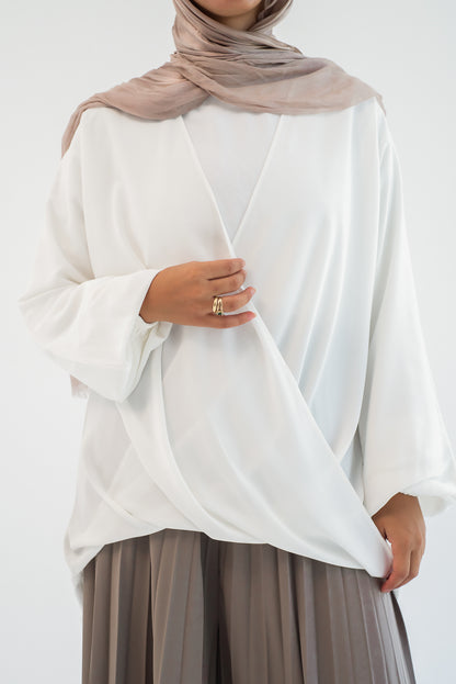 Criss Cross top - White