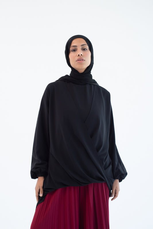 Criss Cross Top - Black