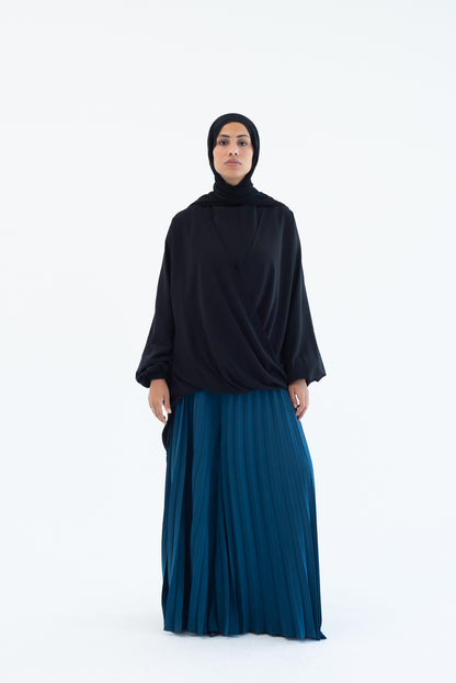 Pleated Pants - Teal