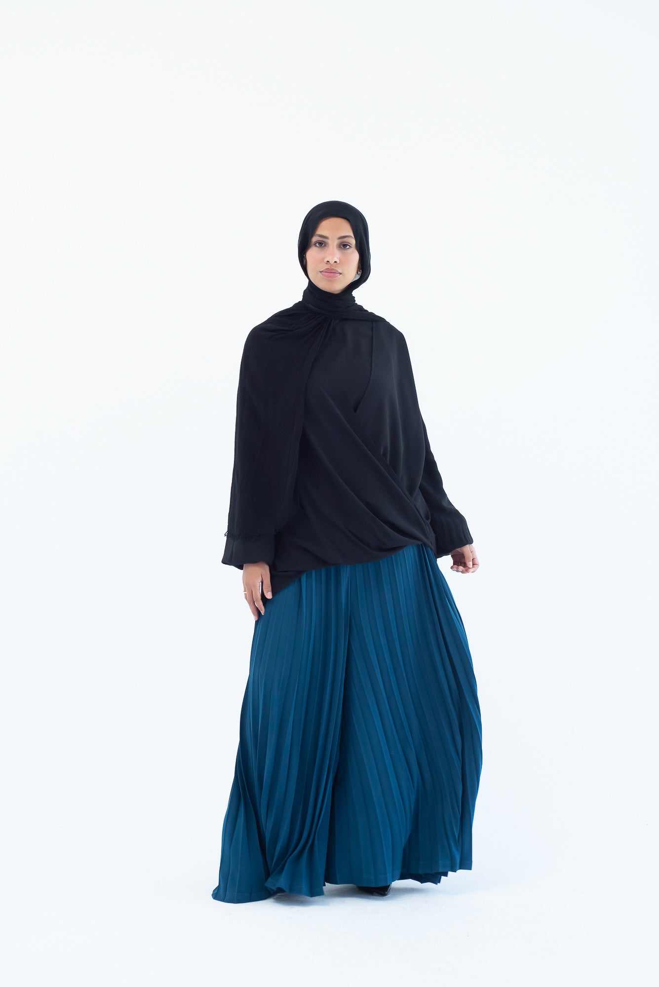 Pleated Pants - Teal