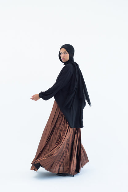 Shimmery Pleats Perfection - Copper