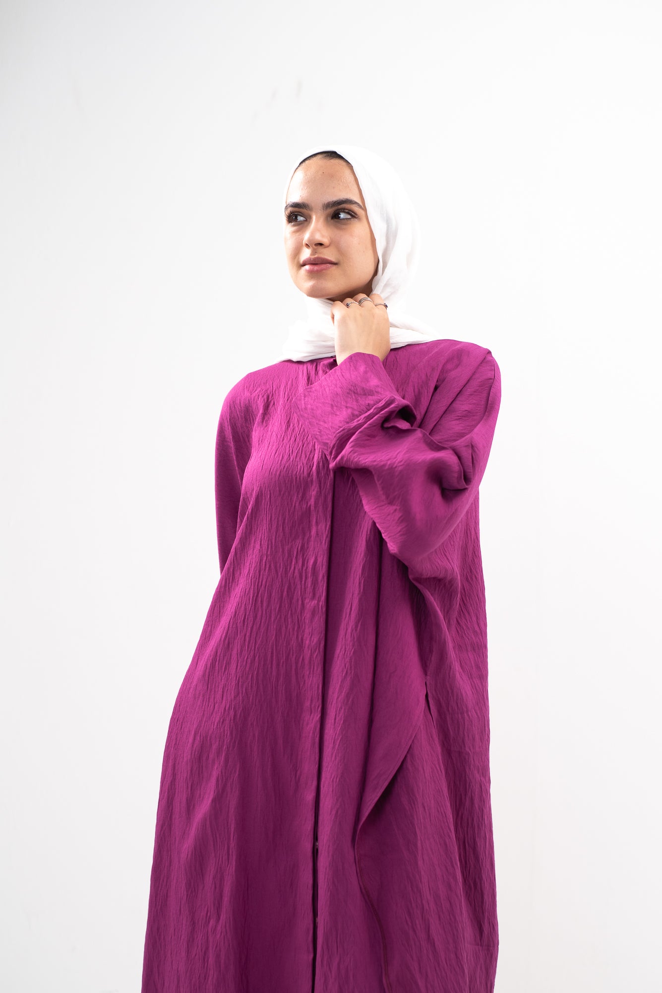 Casual Cascade - Burgundy Pink