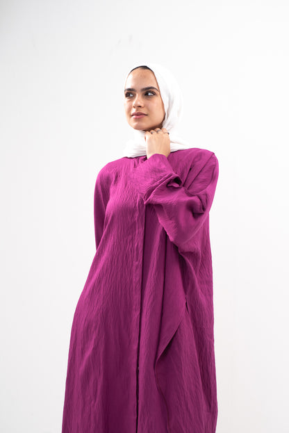 Casual Cascade - Burgundy Pink