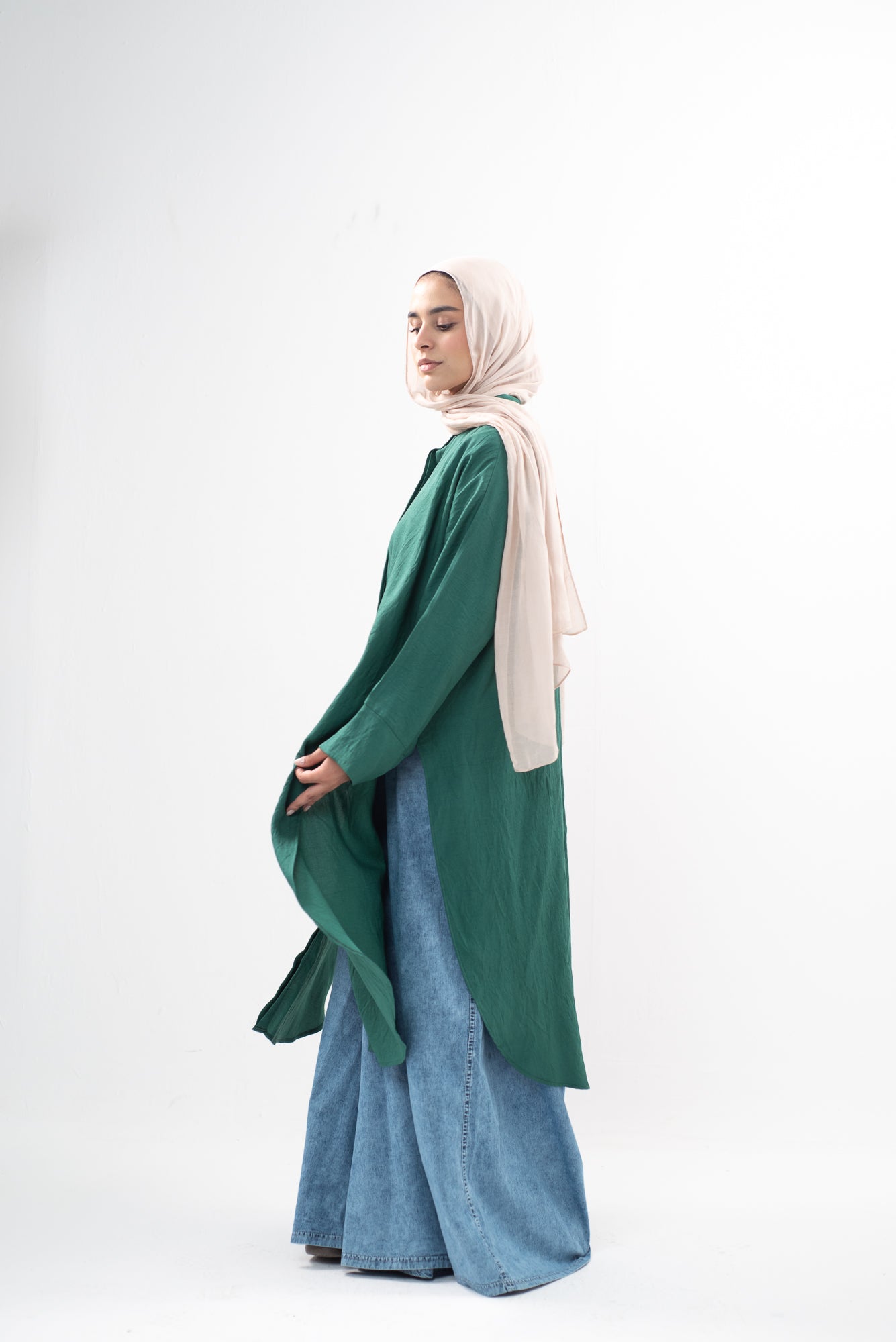 Casual Cascade - Green