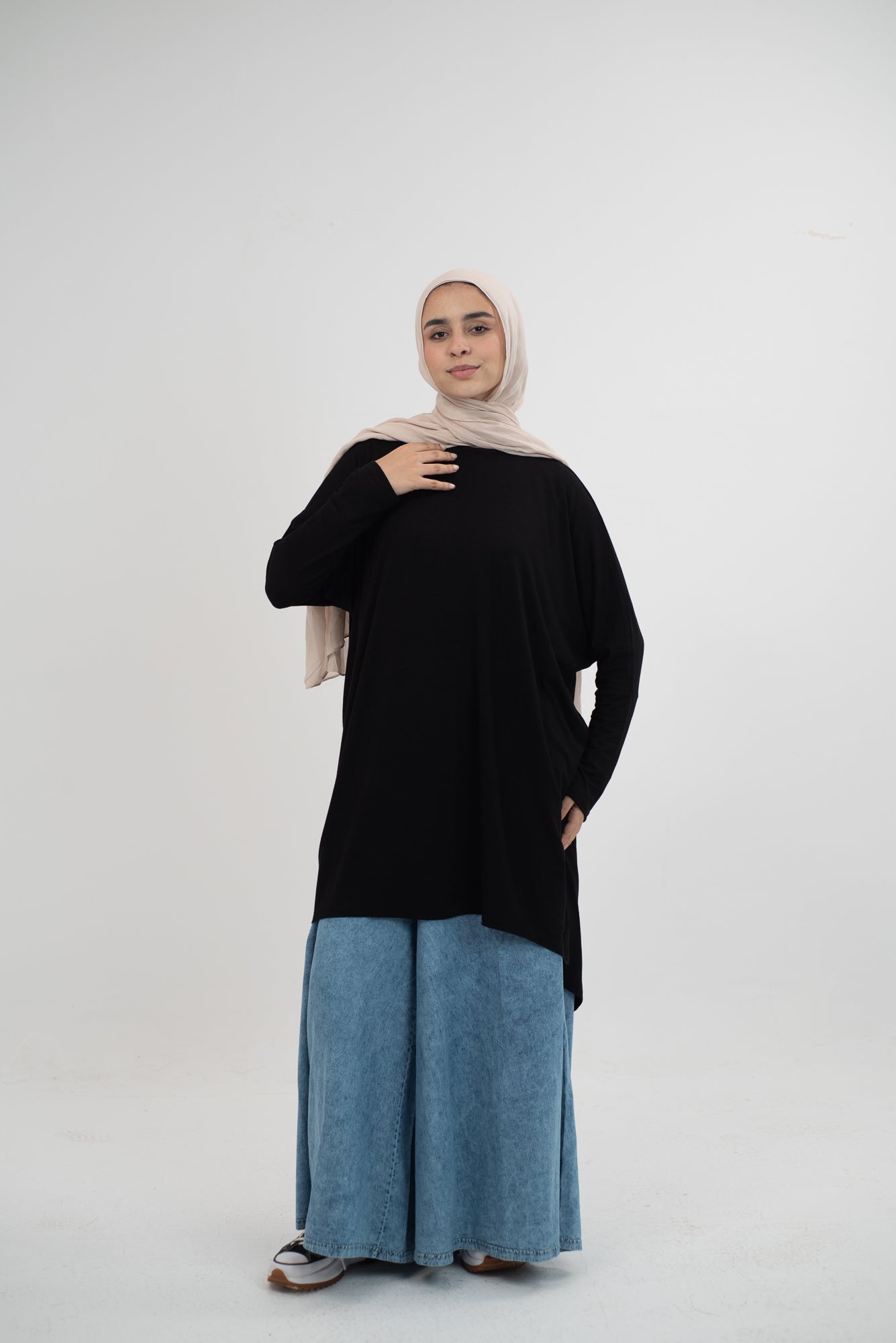 Cotton Breeze Top - Black