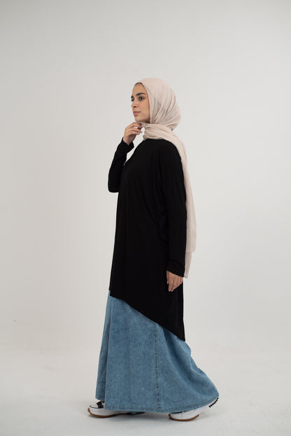Cotton Breeze Top - Black